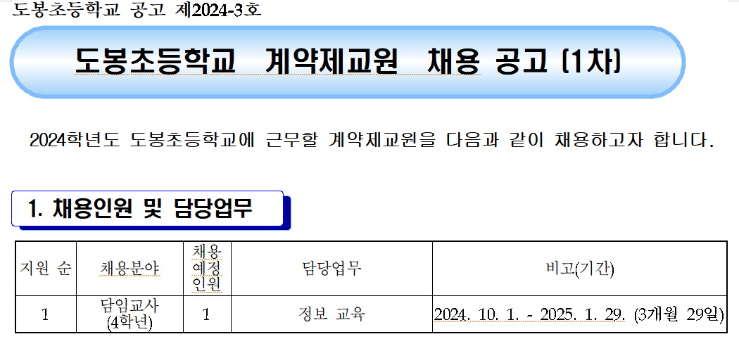 채용공고 이미지